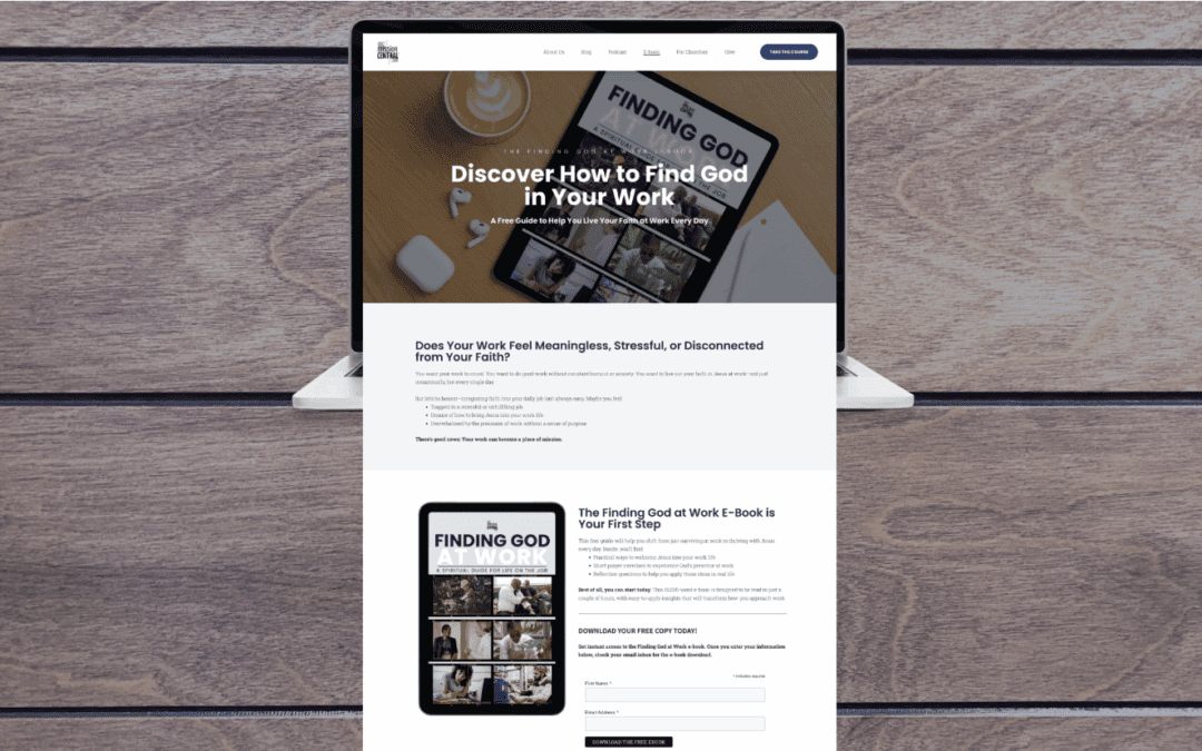 Marketing Strategy + Partnership – CHRISTIAN WORKPLACE MINISTRY NONPROFIT